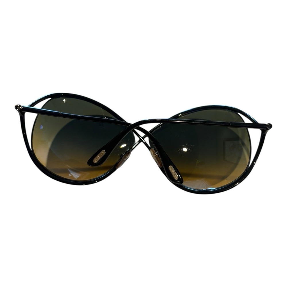 Tom Ford Lilliana‎ TF131 01P Black Gradient Sunglasses Made in Italy w/ Case - Picture 3 of 10
